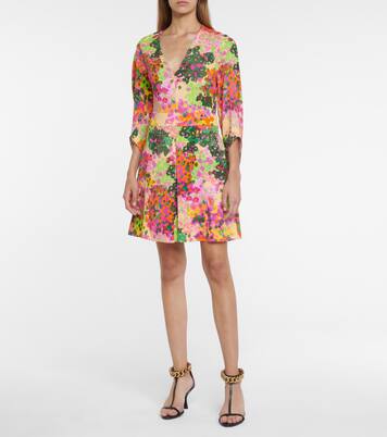 Robe mini à fleurs | Stella McCartney