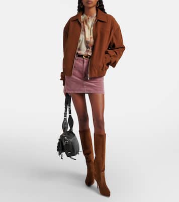 Hansen 85 suede knee-high boots | Gianvito Rossi