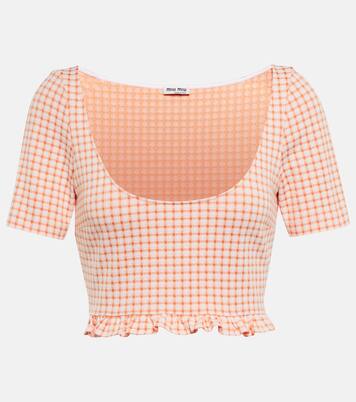 Cropped-Top | Miu Miu