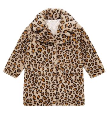 Leopard-print coat | Monnalisa