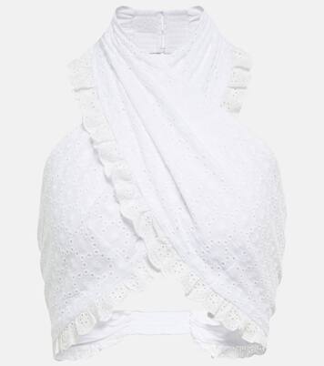 Cropped-Top Leanna aus Baumwolle | Caroline Constas