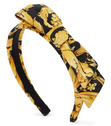 Barocco bow-embellished headband | Versace Kids