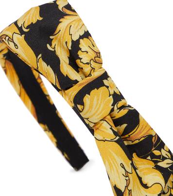 Barocco bow-embellished headband | Versace Kids