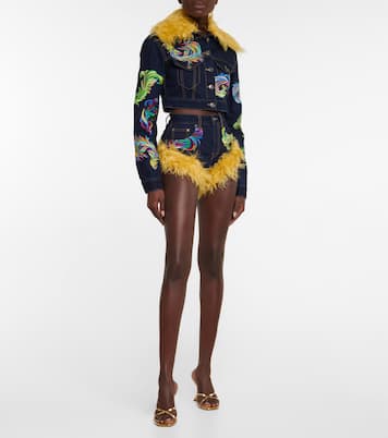 Bestickte Jeansshorts | Area