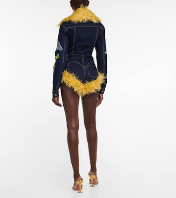 Bestickte Jeansshorts | Area