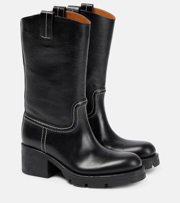 Neva leather ankle boots | Chloé