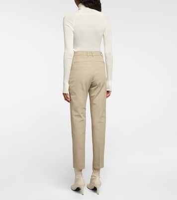 High-Rise-Hose Coleman aus Gabardine | Joseph