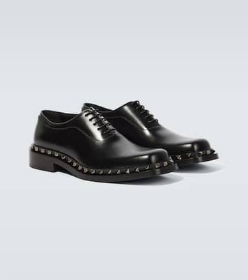 حذاء أوكسفورد من الجلد Rockstud  | Valentino Garavani