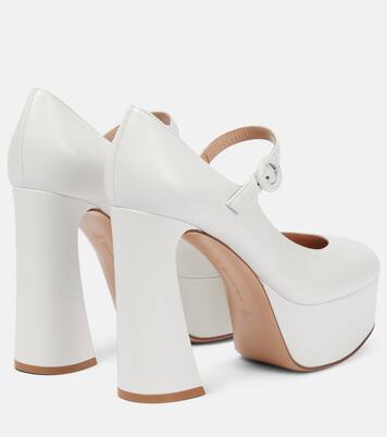 Mary-Jane-Pumps aus Leder | Gianvito Rossi