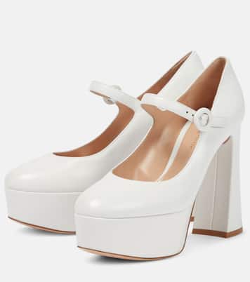 Mary-Jane-Pumps aus Leder | Gianvito Rossi