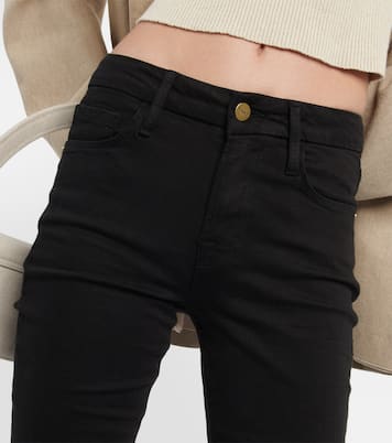 Jean bootcut Le Mini Boot à taille mi-haute | Frame