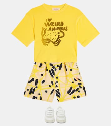 Monkey linen and cotton shorts | The Animals Observatory