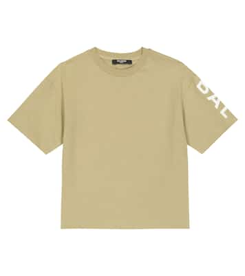 Logo cotton jersey T-shirt | Balmain Kids