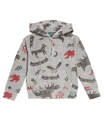 Printed cotton jersey hoodie | Polo Ralph Lauren Kids