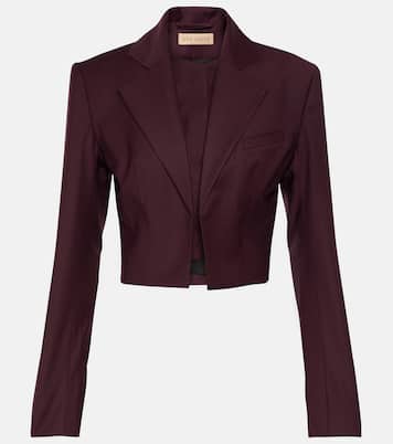 Cropped-Blazer Sylva aus Wolle | Aya Muse