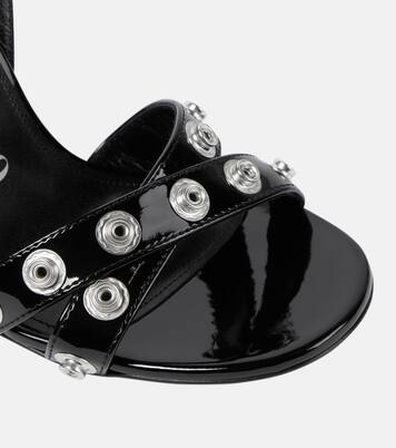 Verzierte Sandalen Cosmo aus Lackleder | The Attico