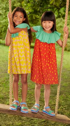 Robe Strawberry en coton | Stella McCartney Kids