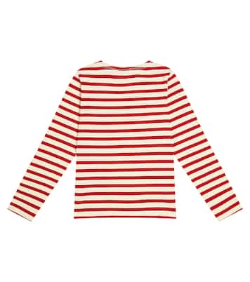 Striped cotton jersey top | Scotch & Soda Kids