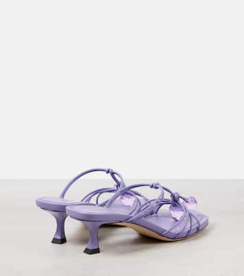 Jemma 50 embellished leather mules | Jimmy Choo