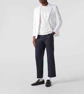 Logo silk and cotton T-shirt | Gucci