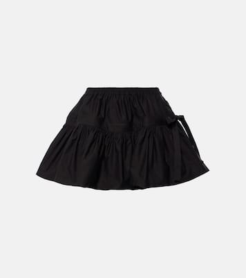 Deesser bow-detail miniskirt  | Alaïa