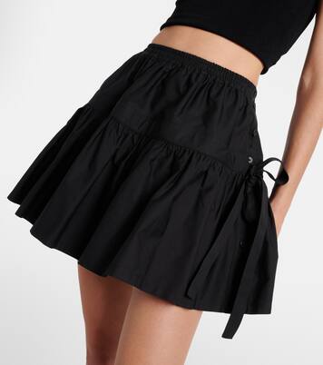 Deesser bow-detail miniskirt  | Alaïa