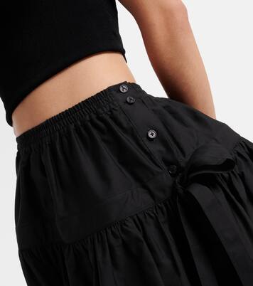 Deesser bow-detail miniskirt  | Alaïa