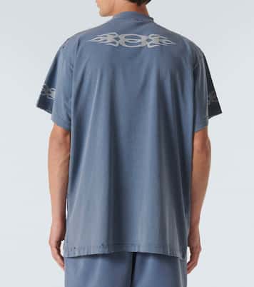 T-shirt Burning Unity en jersey de coton | Balenciaga
