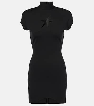 Abito corto Black Star con cut-out | Mugler