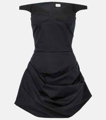 Off-Shoulder-Minikleid aus Baumwolle | Magda Butrym