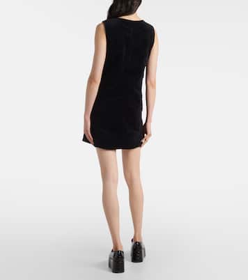 Robe en velours côtelé de coton | Ganni