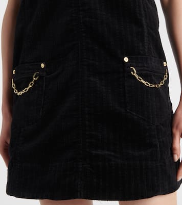 Robe en velours côtelé de coton | Ganni