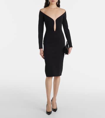 Robe à décolleté plongeant | Mugler