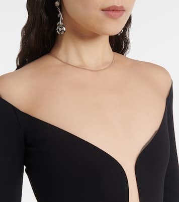 Robe à décolleté plongeant | Mugler