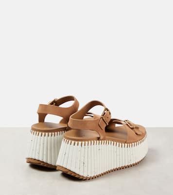 Nama suede wedge sandals | Chloé