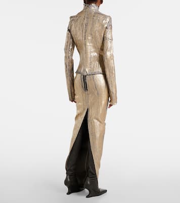 Beschichtete Jeansjacke Gary | Rick Owens