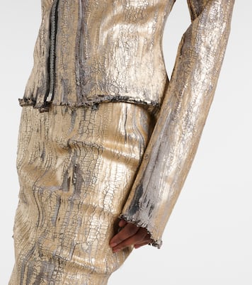 Beschichtete Jeansjacke Gary | Rick Owens