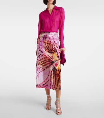 Sandalen Fawda 105 aus Metallic-Leder | Manolo Blahnik