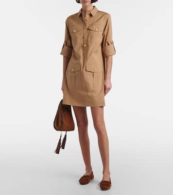 Saude cotton-blend minidress | Veronica Beard