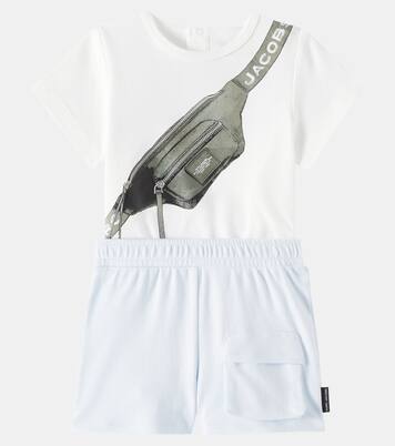 Baby cotton T-shirt and shorts set | Marc Jacobs Kids