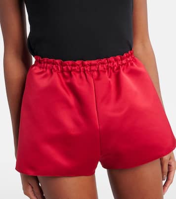 High-rise satin shorts | Giambattista Valli