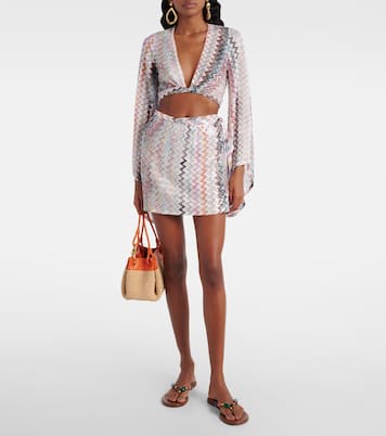 Cropped-Top aus Häkelstrick | Missoni