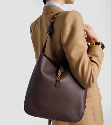 Le 5 à 7 Large leather shoulder bag | Saint Laurent