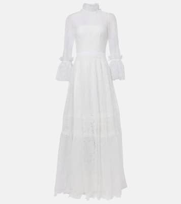 Bridal Robe aus Spitze | Costarellos