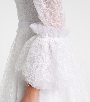 Bridal Robe aus Spitze | Costarellos