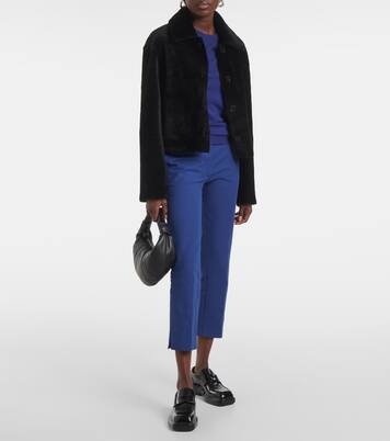 Bing Court cotton-blend slim pants | Joseph