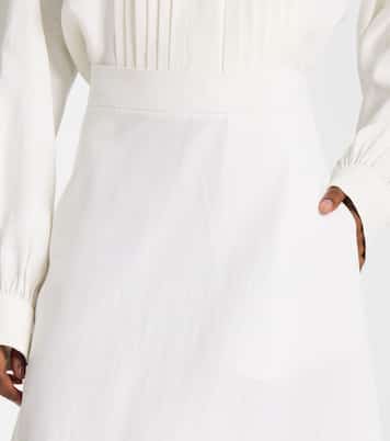 Midirock aus Leinen | Jil Sander