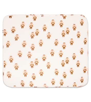 Baby printed cotton blanket | Mini Rodini