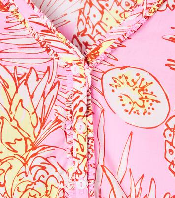 Azia printed crop top | Poupette St Barth Kids