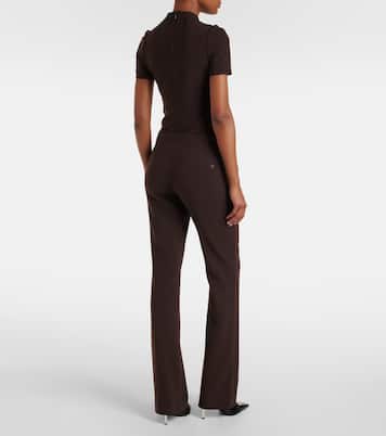 High-rise flared pants | Courrèges